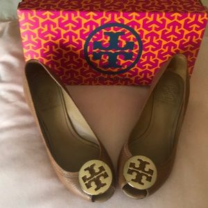 Tory Burch Royal Leather Wedge